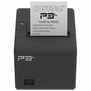 CUSTOM P3L, IMPRESORA DE TICKETS, TÉRMICO, ALÁMBRICO, 203 X 203DPI, USB - B, RJ.45, RS232, RJ12, NEGRO - CON AUTOCORTADOR 911MX010100733 - SMART BUSINESS
