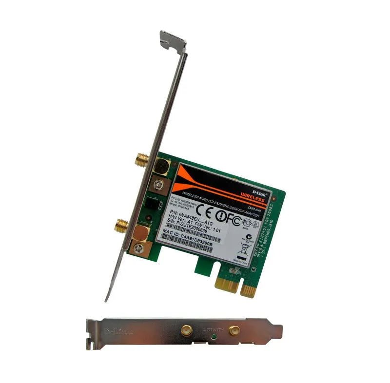 Adaptador Wi-Fi D-Link Dwa-548 - Ieee 802.11N Para Computadora De Escritorio - Pci Express - 300Mbit/S - 2.40Ghz Ism - Interno - SMART BUSINESS