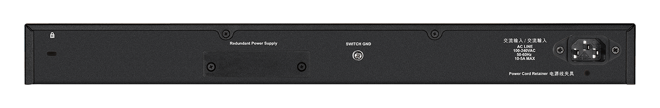 D-Link DGS-3130-30PS switch administrable PoE vista posterior oficial