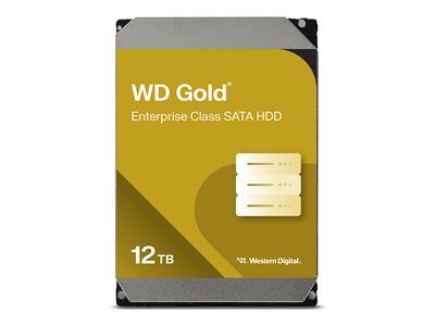 WESTERN DIGITAL WD GOLD - HARD DRIVE - INTERNAL HARD DRIVE - 12 TB - 3.5" - 7200 RPM