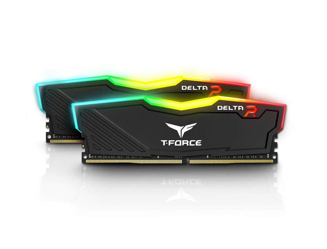 DDR4 T - FORCE DELTA RGB 8GB X 2 3000MHZ BLACK TF3D416G3000HC16CDC01 TF3D416G3000HC16CDC01 - SMART BUSINESS