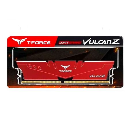 DDR4 T - FORCE VULCAN Z 8GB 3200MHZ RED TLZRD48G3200HC16C01 TLZRD48G3200HC16C01 - SMART BUSINESS