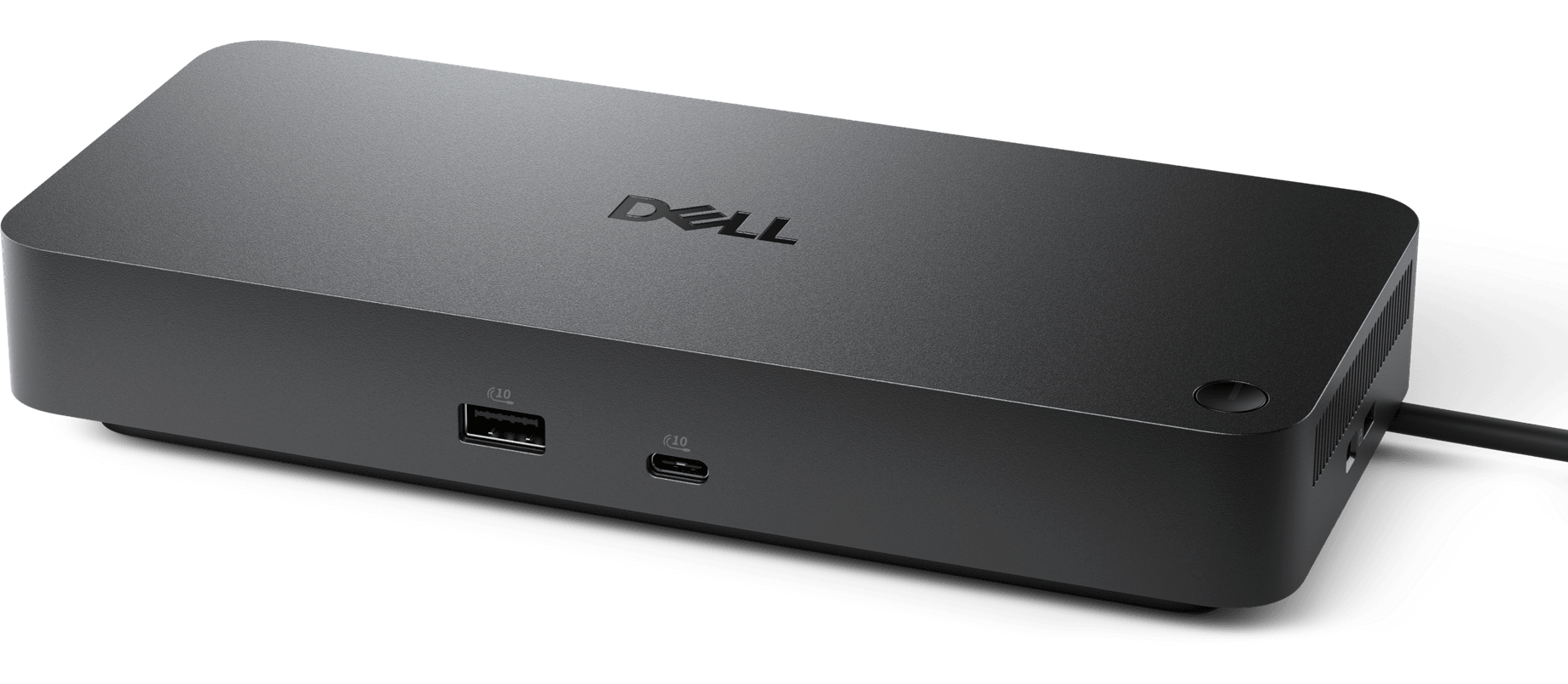 Dock Dell Pro WD25TB5 210-BTMT vista frontal en tres cuartos opuesta
