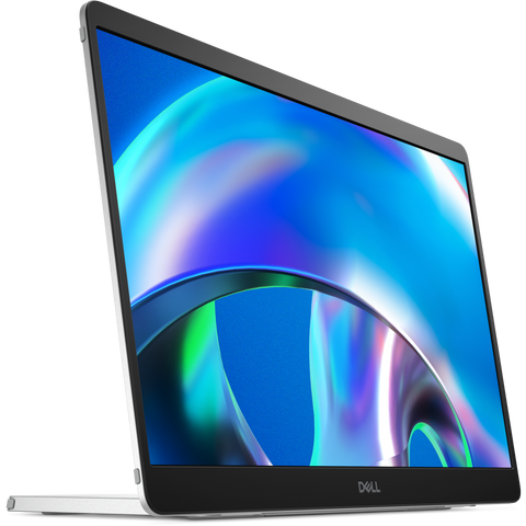 Monitor portátil Dell Pro 14 Plus P1425 de 14 pulgadas, vista frontal inclinada