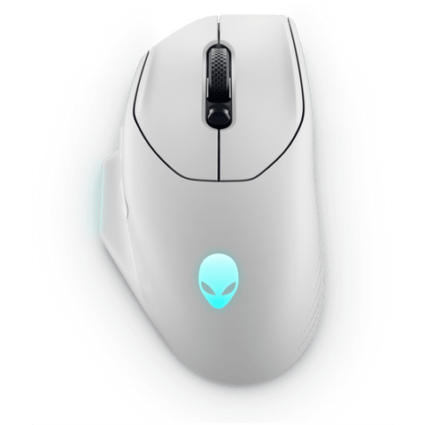Mouse gamer Alienware AW620M en color blanco Lunar Light