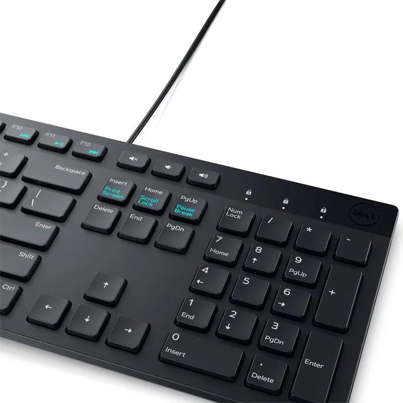 MOUSE + TECLADO DELL KM300C, AMBIDIESTRO, USB, OPTICO, 1000 DPI, COLOR NEGRO, EN ESPAÑOL. - SMART BUSINESS