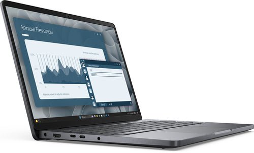 Dell Pro 14 PC14255 6F1NR, vista lateral, color negro