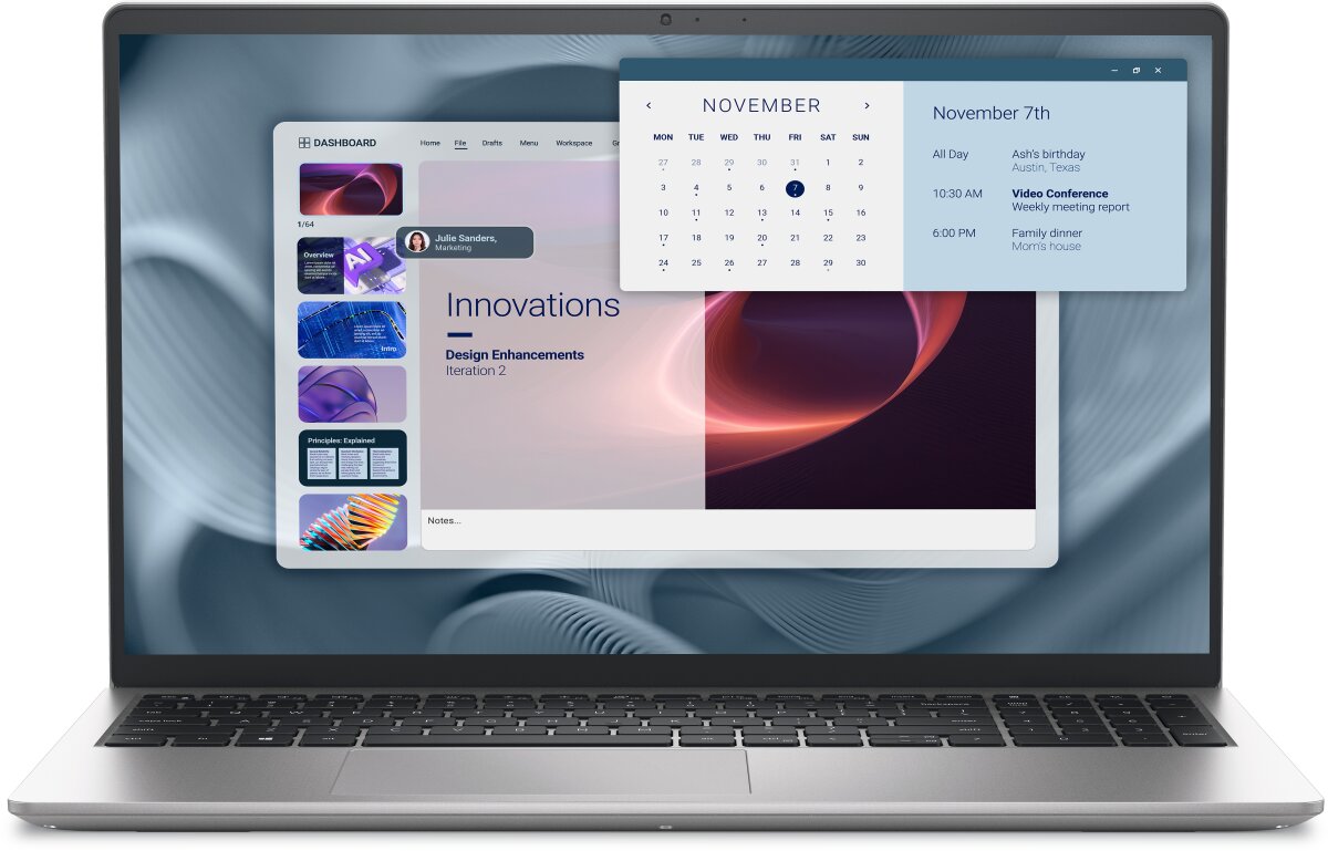 Dell Pro 15 Essential PV15250 9KP97 vista lateral