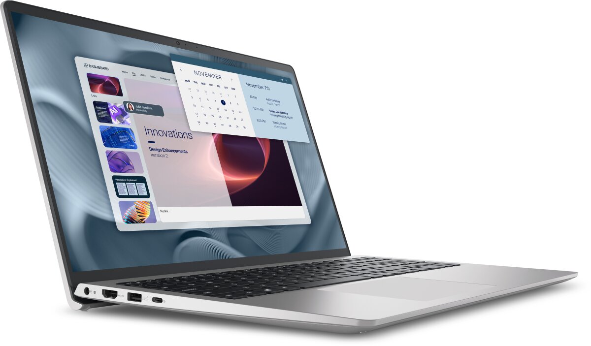 Dell Pro 15 Essential PV15250 9KP97 vista en ángulo