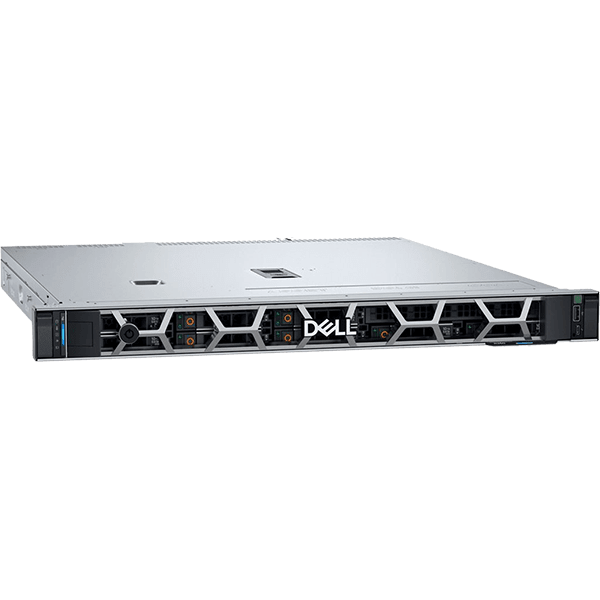 Dell PowerEdge R360 — perspectiva frontal con bisel — R360271_6357P132