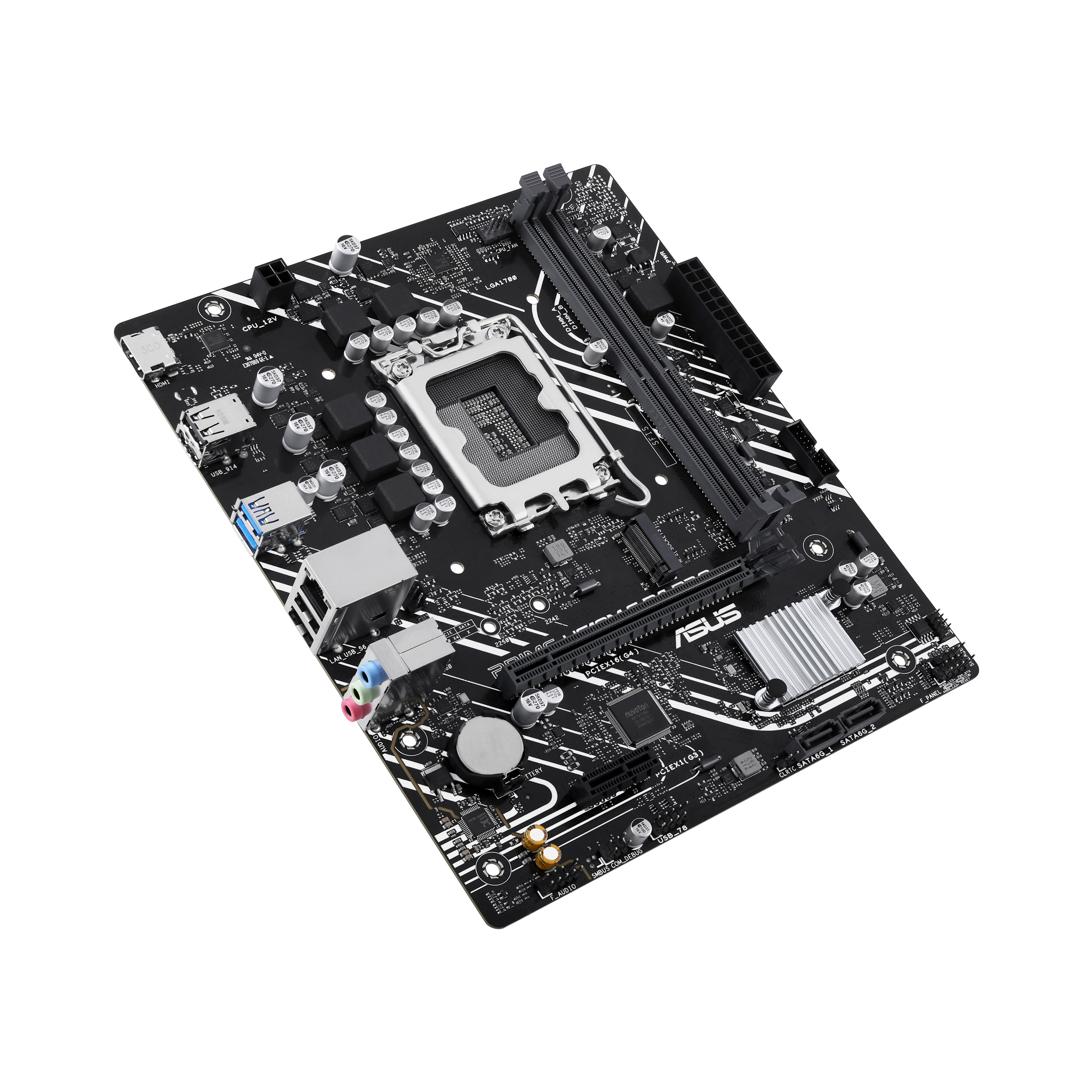 PLACA MADRE ASUS MOTHERBOARD  PRIME H610M-F D4 R2.0, CHIPSET INTEL H610, LGA1700, MICRO-ATX