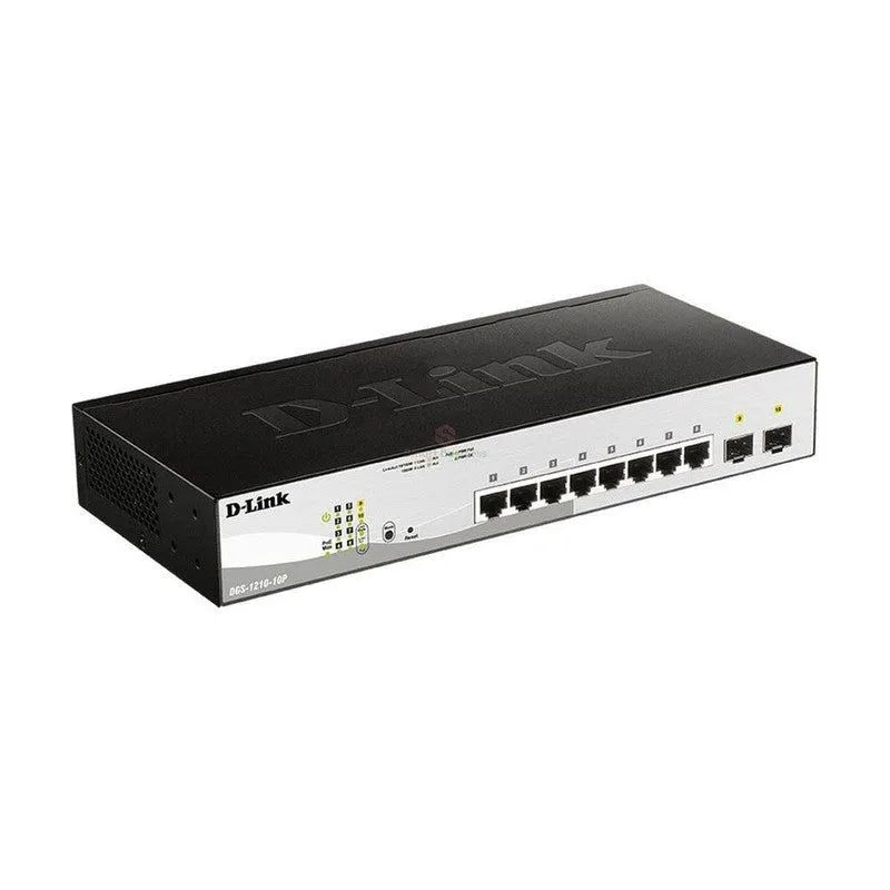 Dgs-1210-10P 10-Port Gigabit Smart Managed Poe Switch 10-Port Poe Web Smart Switch - SMART BUSINESS