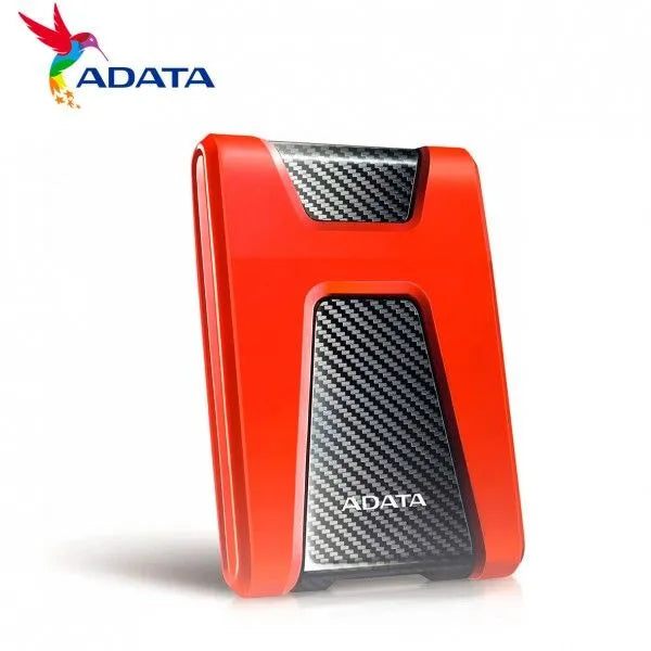 DISCO DURO EXTERNO ADATA HD650, 2.5'', 1TB, USB 3.1, ROJO - PARA MAC/PC - SMART BUSINESS