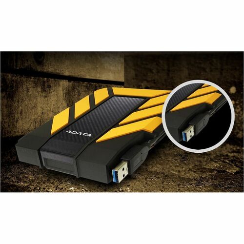 DISCO DURO EXTERNO ADATA HD710 PRO 2.5'', 2TB, USB 3.0, NEGRO/AMARILLO, A PRUEBA DE AGUA Y GOLPES - PARA MAC/PC - SMART BUSINESS