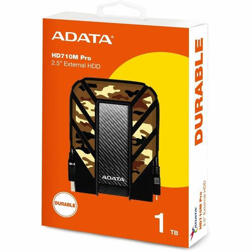 DISCO DURO EXTERNO ADATA HD710M PRO 2.5'', 1TB, USB 3.0, CAMUFLAJE, A PRUEBA DE AGUA, POLVO Y GOLPES - PARA MAC/PC - SMART BUSINESS