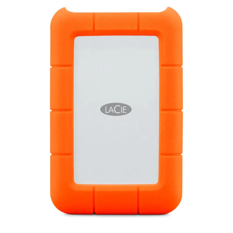 DISCO DURO EXTERNO PORTATIL LACIE RUGGED 2TB, USB-C / USB 3.0 / USB 2.0, COLOR NARANJA - SMART BUSINESS