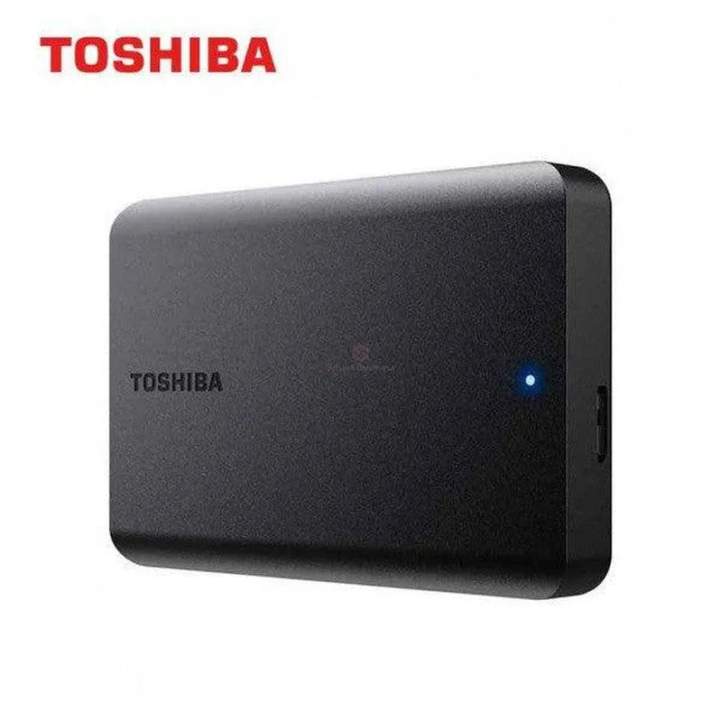 Disco Duro Externo Toshiba 1Tb Canvio Basics (Hdtb510Xk3Aa) Unidad De Almacenamiento Portable | Usb 3.2 & 2.0 | Negro Mate - SMART BUSINESS