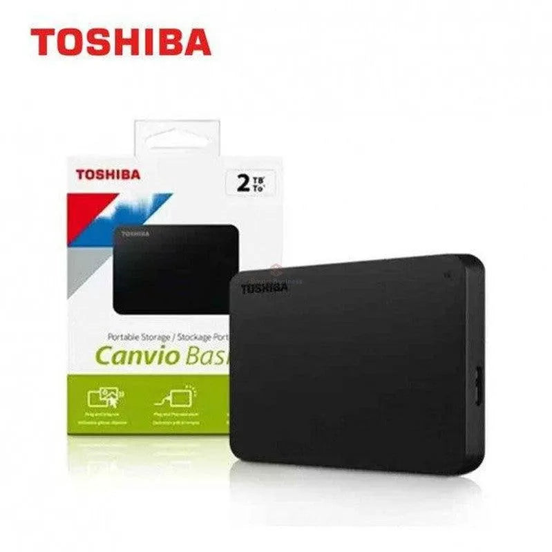 Disco Duro Externo Toshiba 2Tb Canvio Basics (Hdtb520Xk3Aa) Unidad De Almacenamiento Portable | Usb 3.0 | Negro - SMART BUSINESS