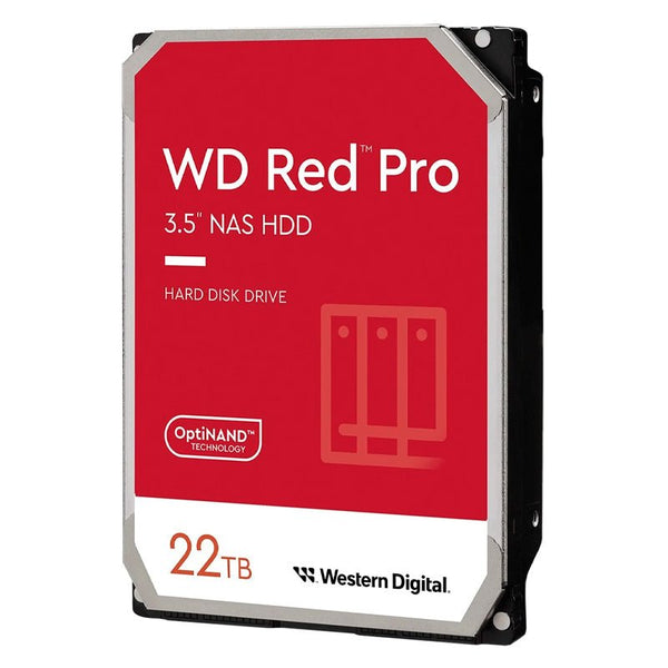 Disco Duro para NAS Western Digital WD Red Pro 3.5'', 22TB, SATA III, 6 Gbit/s, 7200RPM, 512MB Cache WD221KFGX - SMART BUSINESS