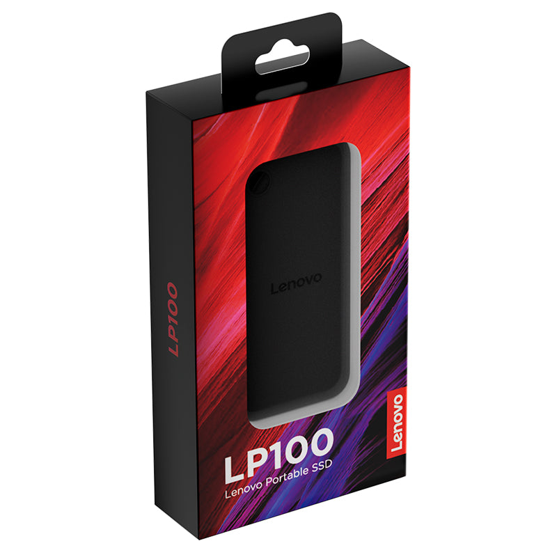 Disco duro sólido externo Lenovo LP100 SSD Portátil, 1TB, USB Tipo-C 3.2 Gen 1 - SMART BUSINESS