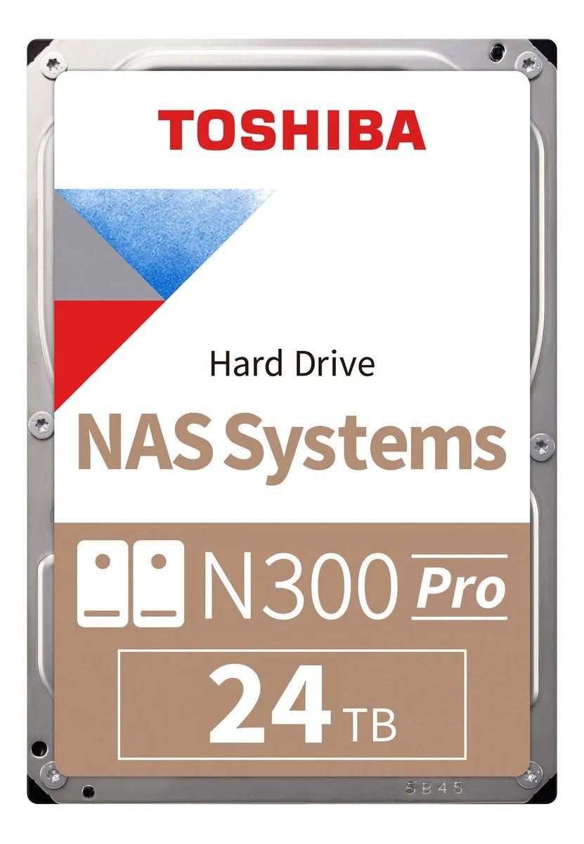 Disco Duro Toshiba N300 Pro 24TB NAS HDWG82EXZSTB – 3.5″, SATA III 6Gb/s, 7200RPM, Caché Avanzada, Fiable 24/7, Alto Rendimiento para Servidores y Almacenamiento Empresarial HDWG82EXZSTB - SMART BUSINESS