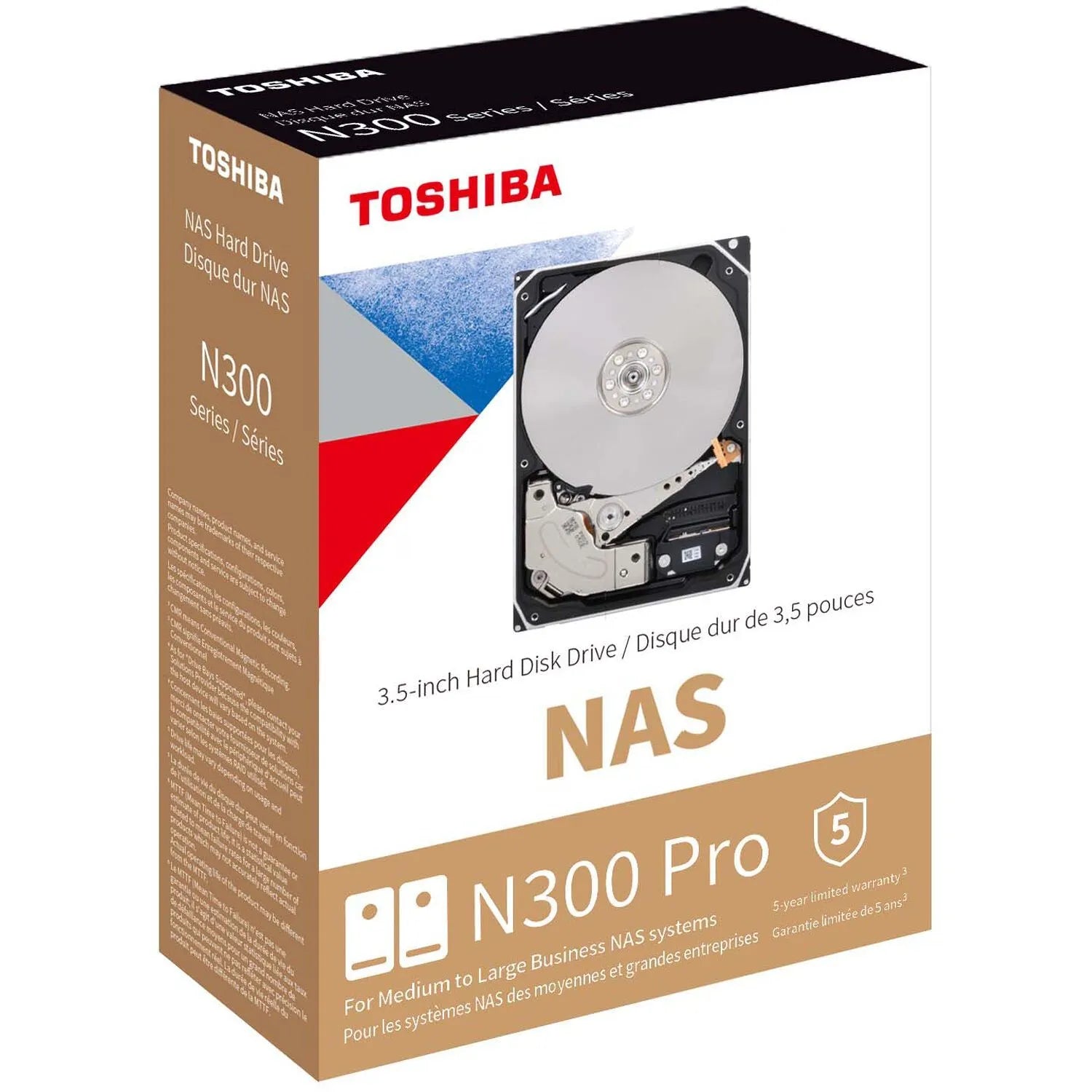 DISCO DURO TOSHIBA N300 PRO, 6TB NAS G7, SATA 6.0GB/S, 7200RPM, 512MB CACHE, 3.5" - SMART BUSINESS