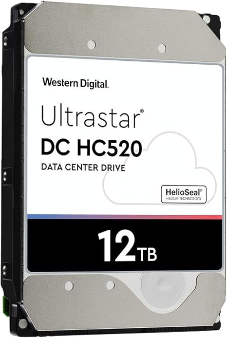 DISCO DURO WD ULTRASTAR DC HC520 12TB 7200RPM SATA 6GB/S 256MB CACHE 3.5” HUH721212ALE600 – ALTA CAPACIDAD Y FIABILIDAD PARA CENTROS DE DATOS Y NAS HUH721212ALE600 - SMART BUSINESS