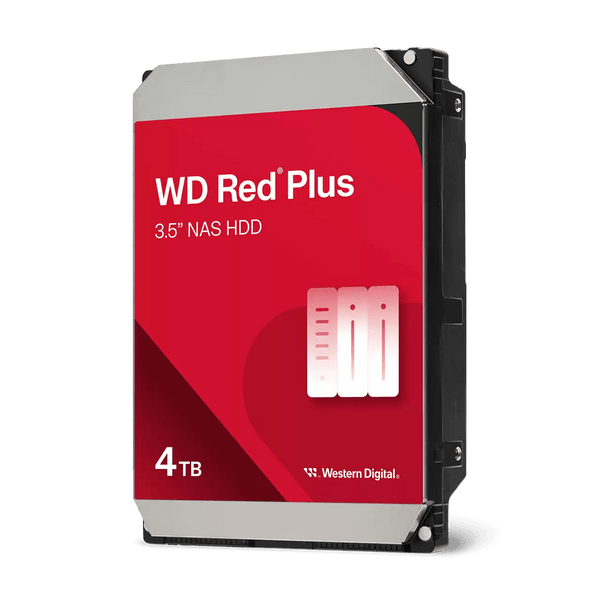 DISCO DURO WESTERN DIGITAL RED PLUS WD40EFPX, 4TB, SATA, 5400RPM, 3.5", CACHE 256MB WD40EFPX - SMART BUSINESS