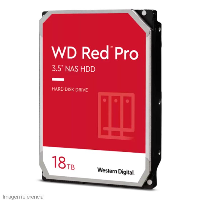 DISCO DURO WESTERN DIGITAL RED PRO NAS, WD181KFGX, 18TB, SATA, 7200RPM, 3.5", 512MB WD181KFGX - SMART BUSINESS