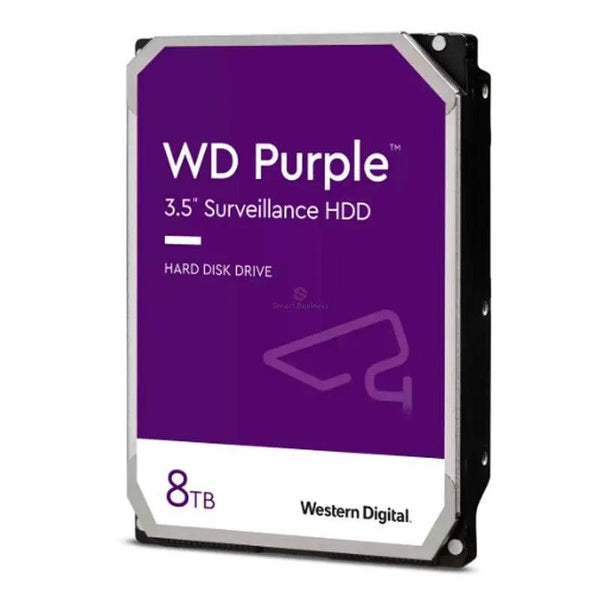 Disco Duro Western Digital Wd Purple, 8Tb, Sata 6.0 Gb/S, 256Mb Cache, 5640 Rpm, 3.5" - SMART BUSINESS