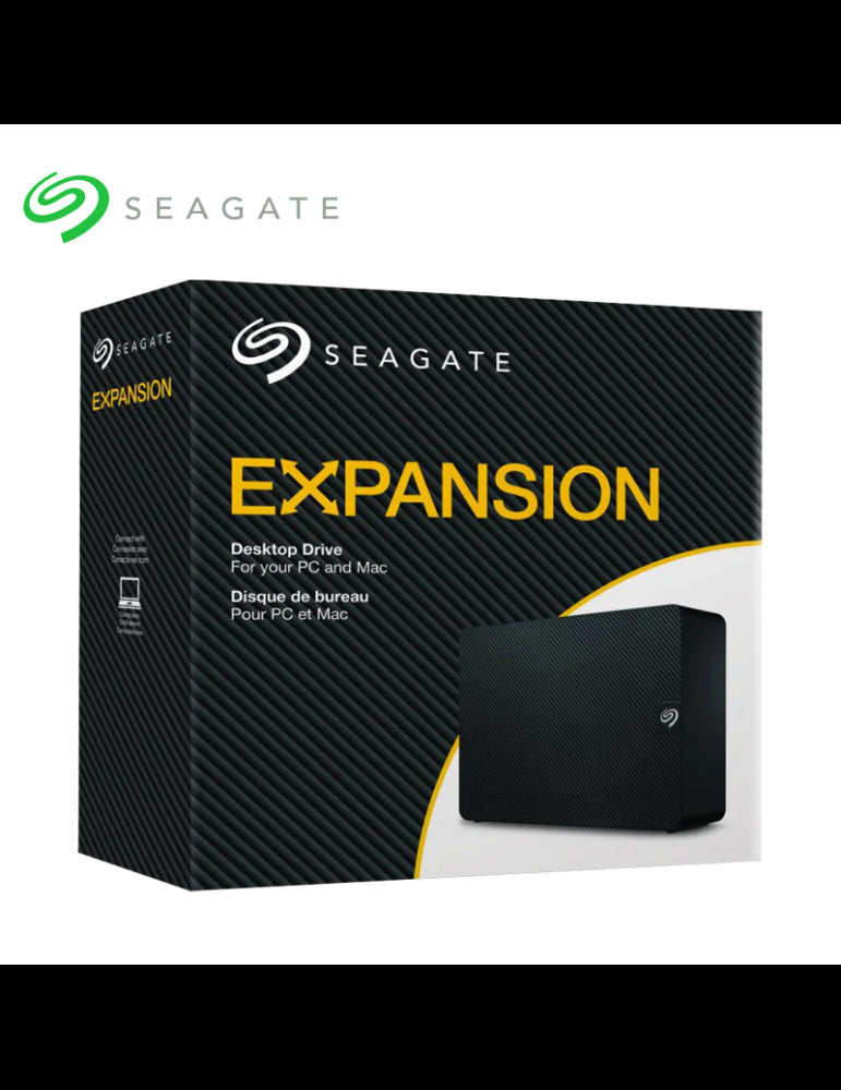 SEAGATE EXPANSION STKP12000400 - DISCO DURO - 12 TB - EXTERNO (SOBREMESA) - USB 3.0 - NEGRO