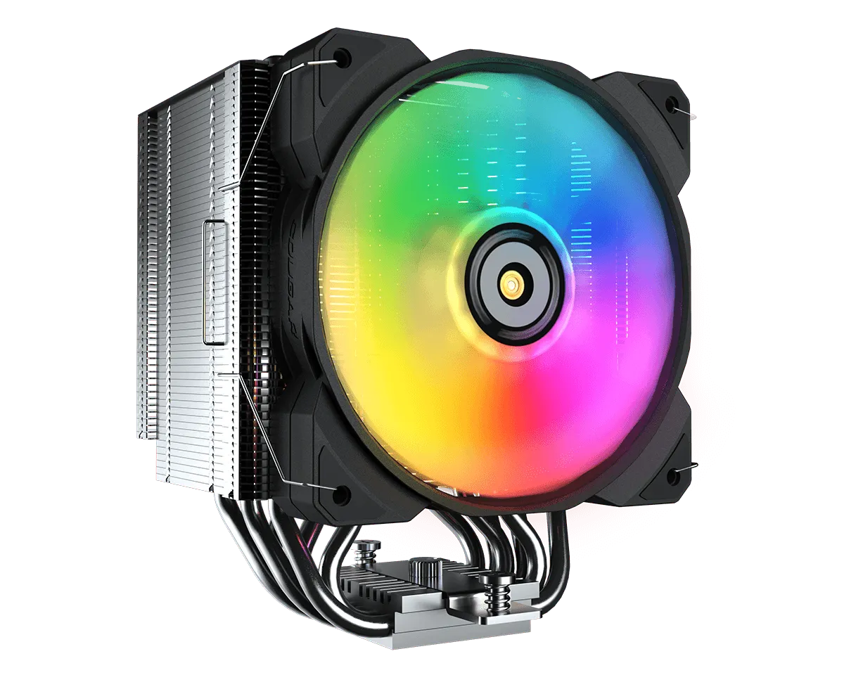 Disipador Cpu Cougar Forza 85 Argb, 120Mm, 600 - 2000Rpm, Negro - SMART BUSINESS