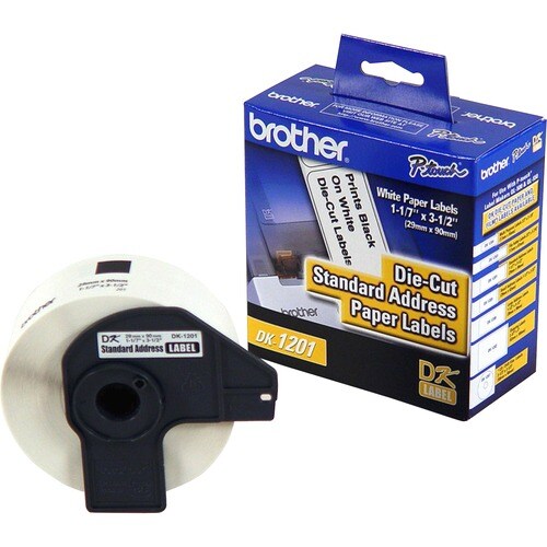 Etiquetas Brother DK-1201 para dirección estándar vista principal