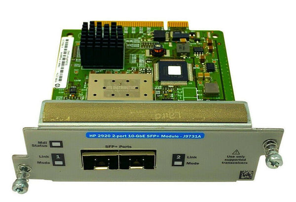 MÓDULO DE EXPANSIÓN HP J9731A 2 PUERTOS 10GBE SFP+ PARA SWITCH SERIE HP 2920