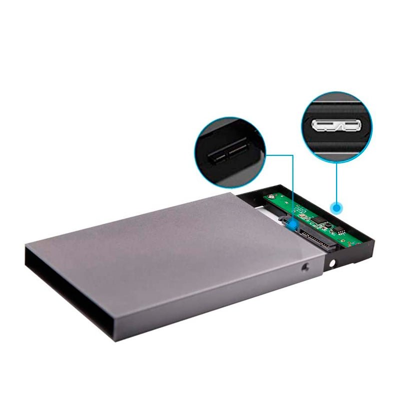 ENCLOSURE SSK HE - V600 – 2.5'', USB 3.2 A SATA, COMPATIBLE CON HDD Y SSD, DISEÑO COMPACTO HE-V600 - SMART BUSINESS