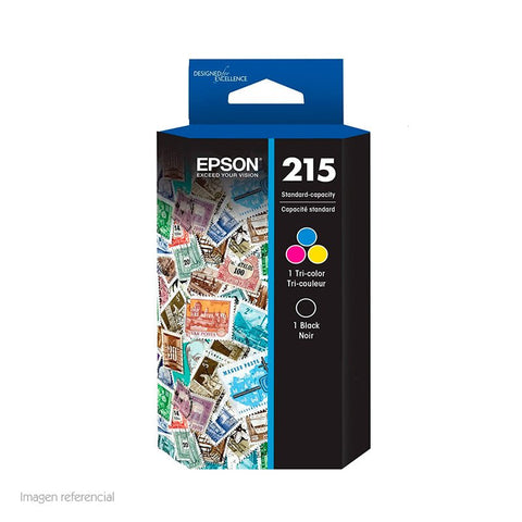 CARTUCHO EPSON 215 TRICOLOR, 200ML, 250 PÁGINAS de Epson | first_variant_option_1 — Envío inmediato
