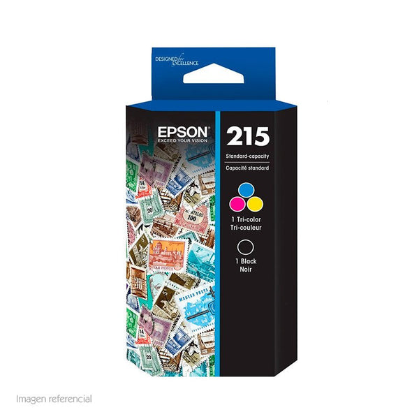 CARTUCHO EPSON 215 TRICOLOR, 200ML, 250 PÁGINAS de Epson | first_variant_option_1 — Envío inmediato
