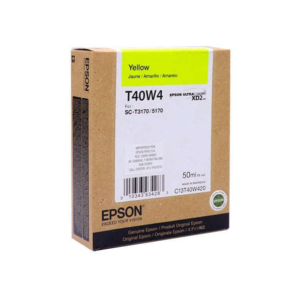 CARTUCHO EPSON T40W ALTO RENDIMIENTO AMARILLO, 50ML - SMART BUSINESS
