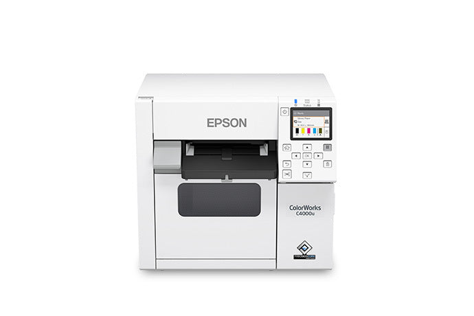 Epson ColorWorks CW-C4000 C31CK03101 impresora de etiquetas a color vista frontal sin salida