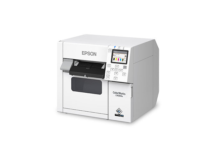 Epson ColorWorks CW-C4000 C31CK03101 impresora de etiquetas a color vista lateral