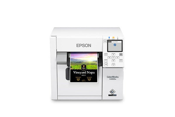 EPSON CW - C4000, IMPRESORA DE ETIQUETAS, INYECCIÓN, 1200 X 1200 DPI, USB 2.0, BLANCO C31CK03101 - SMART BUSINESS