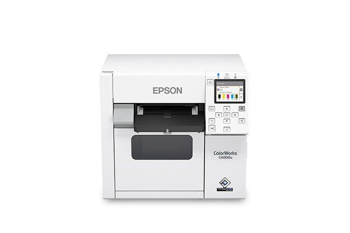 Epson ColorWorks CW-C4000 C31CK03101 impresora de etiquetas a color vista frontal sin salida