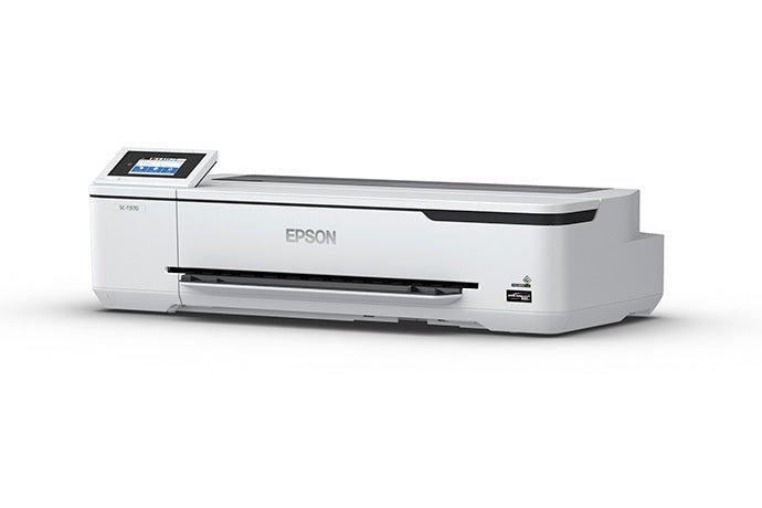 Impresora Epson SureColor T3170 SCT3170SR vista frontal en tres cuartos con cubierta cerrada