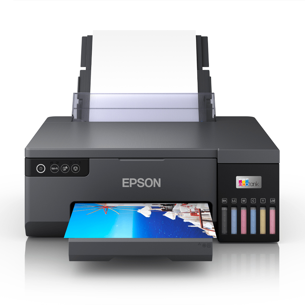 Impresora fotográfica Epson EcoTank L8050 C11CK37301 vista abierta