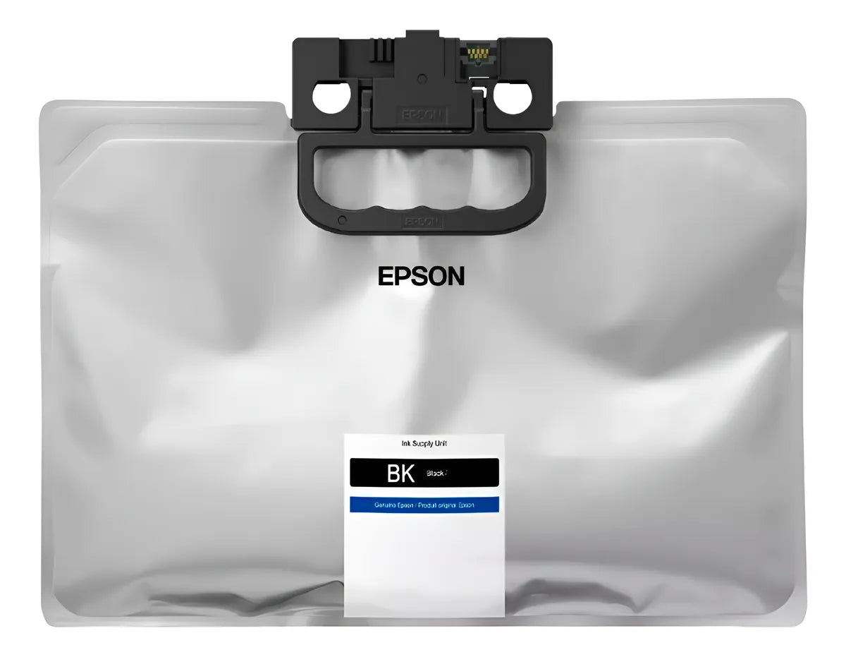Epson T12P100 – Bolsa de tinta negra DURABrite Ultra de extra alta capacidad, pigmentada, secado rápido, resistente al agua, textos nítidos y colores vivos, ideal para impresiones de gran volumen T12P100 - SMART BUSINESS
