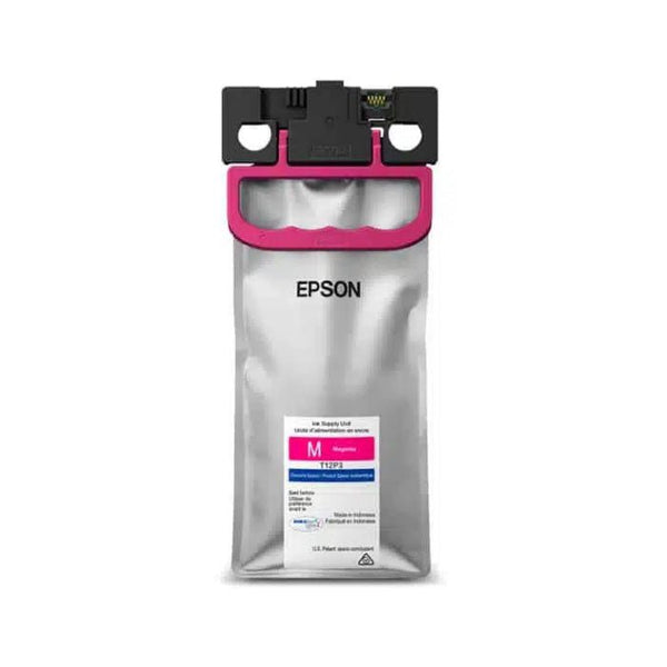 Epson T12P300 Magenta DURABrite Ultra – Bolsa de tinta pigmentada extra alta capacidad, secado rápido, resistente al agua y decoloración, para WorkForce Pro EM‑C800 T12P300 - SMART BUSINESS