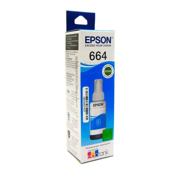 Tanque de Tinta (EcoTank) Epson 664 Cian 70ml - SMART BUSINESS