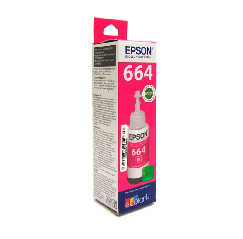 TANQUE DE TINTA (ECOTANK) EPSON 664 MAGENTA 70ML - SMART BUSINESS
