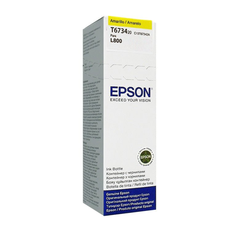 TANQUE DE TINTA (ECOTANK) EPSON 673 AMARILLO 70ML - SMART BUSINESS