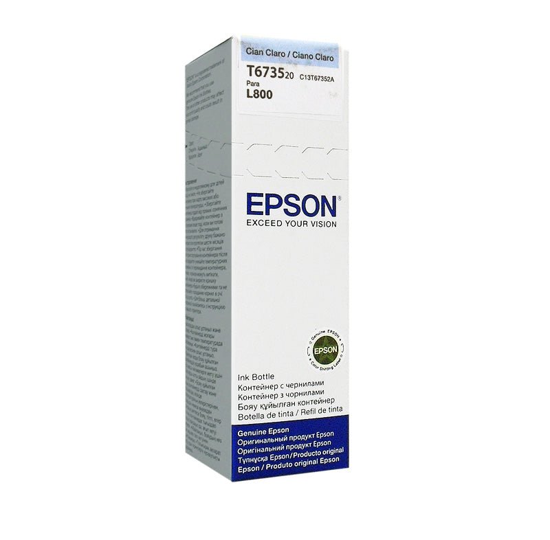 TINTA EPSON T673520-AL LIGHT CIAN PARA L800 - SMART BUSINESS